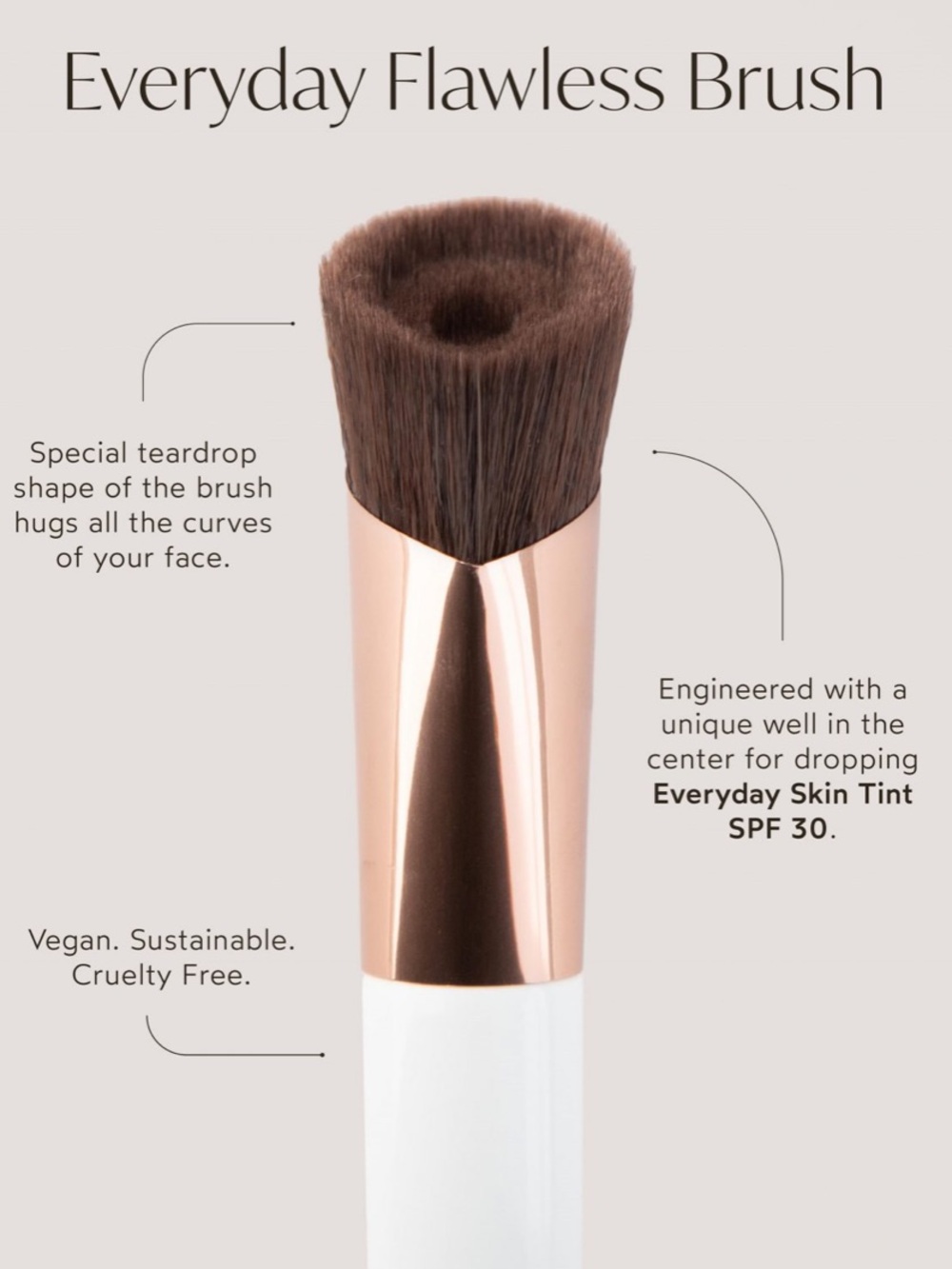 NIP True Botanicals Everyday Flawless Brush